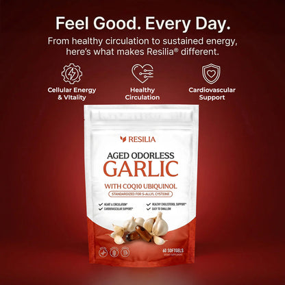 Resilia® Aged Odorless Garlic (60 Count)
