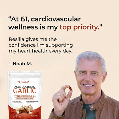 Resilia® Aged Odorless Garlic (60 Count)