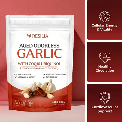 Resilia® Aged Odorless Garlic (60 Count)