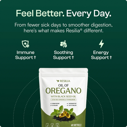 Resilia® Oil Of Oregano Softgels (60 Count)